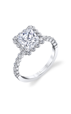 Sylvie Halo Engagement Ring S1P14-57A4W15P-HALO product image