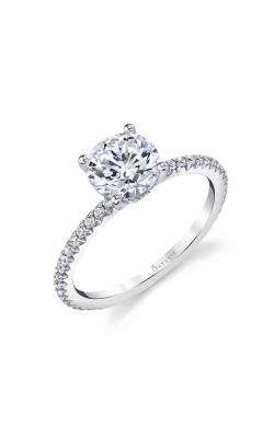 Sylvie Classic Engagement Ring S2093-037A8W12R product image
