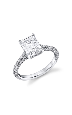 Sylvie Classic Engagement Ring S2433-064A4W25E product image