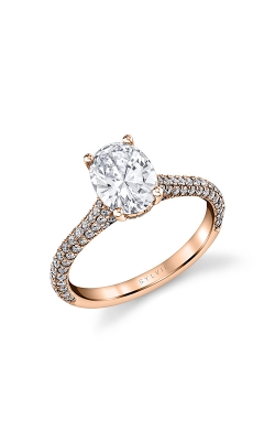 Sylvie Classic Engagement Ring S2433-064A8R25O product image