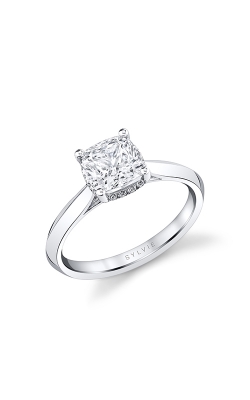 Sylvie Hidden Halo Engagement Ring S2500-008A4W15C product image