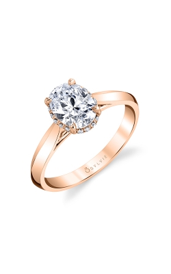 Sylvie Hidden Halo Engagement Ring S2500-008A8R15O product image