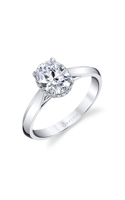 Sylvie Hidden Halo Engagement Ring S2500-008A8W15O product image