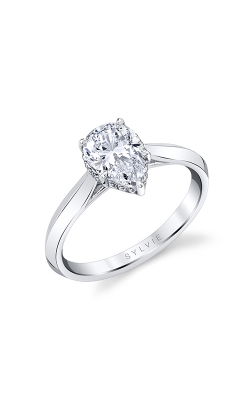 Sylvie Hidden Halo Engagement Ring S2500-008APL15T product image