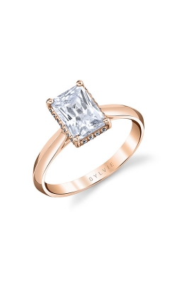 Sylvie Hidden Halo Engagement Ring S2500-008A8R20RA product image