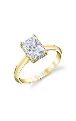 Sylvie Hidden Halo Engagement Ring S2500-008A8Y20RA product image