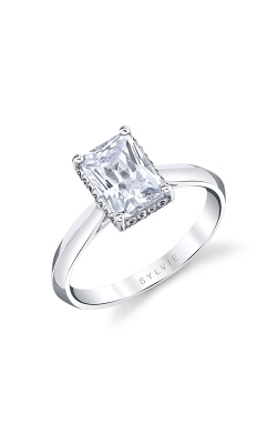 Sylvie Hidden Halo Engagement Ring S2500-008APL20RA product image