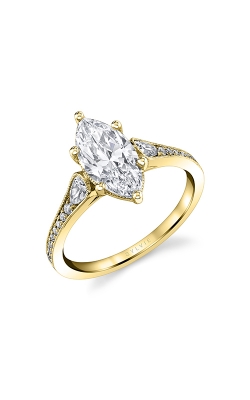 Sylvie Modern Vintage Engagement Ring S2504-032A8Y20M product image