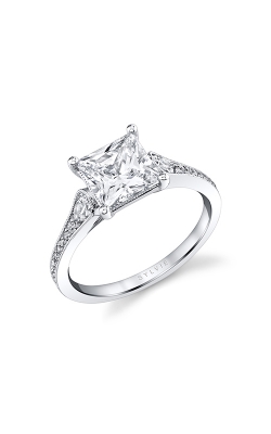 Sylvie Modern Vintage Engagement Ring S2504-032APL20P product image
