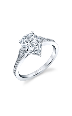 Sylvie Modern Vintage Engagement Ring S2504-032A8W20T product image
