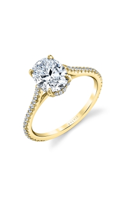 Sylvie Hidden Halo Engagement Ring S2583-032A4Y20O product image