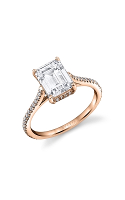 Sylvie Hidden Halo Engagement Ring S2583-034A8R20E product image