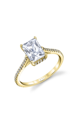 Sylvie Hidden Halo Engagement Ring S2583-034A4Y20RA product image