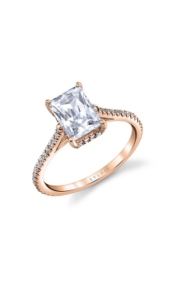 Sylvie Hidden Halo Engagement Ring S2583-034A8R20RA product image
