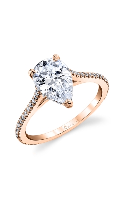 Sylvie Hidden Halo Engagement Ring S2583-034A8R20T product image
