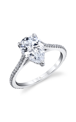 Sylvie Hidden Halo Engagement Ring S2583-034APL20T product image