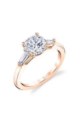 Sylvie Three Stone Engagement Ring S3012S-34A8R15R product image