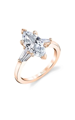 Sylvie Three Stone Engagement Ring S3012S-50A8R20M product image