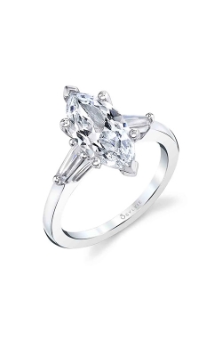 Sylvie Three Stone Engagement Ring S3012S-50APL20M product image