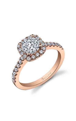 Sylvie Halo Engagement Ring SY999-041A8R10R product image