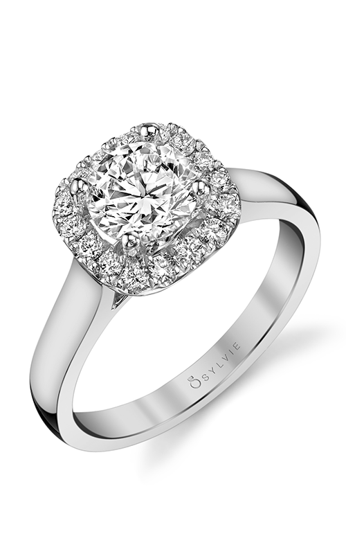 Sylvie Halo Engagement Ring SY756-0028/A8W