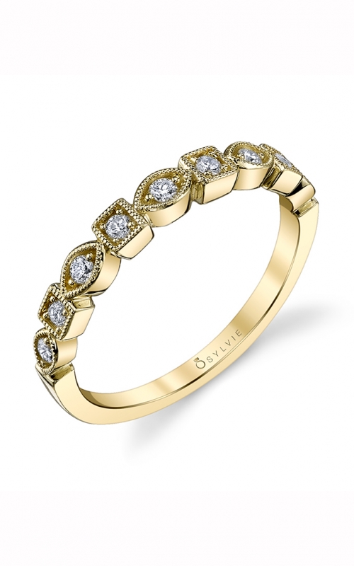 Sylvie Wedding Band B0017 YELLOWproduct image