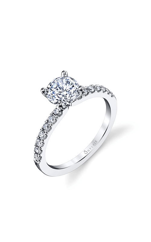 Sylvie Sidestone Engagement Ring S1498-024APL10R