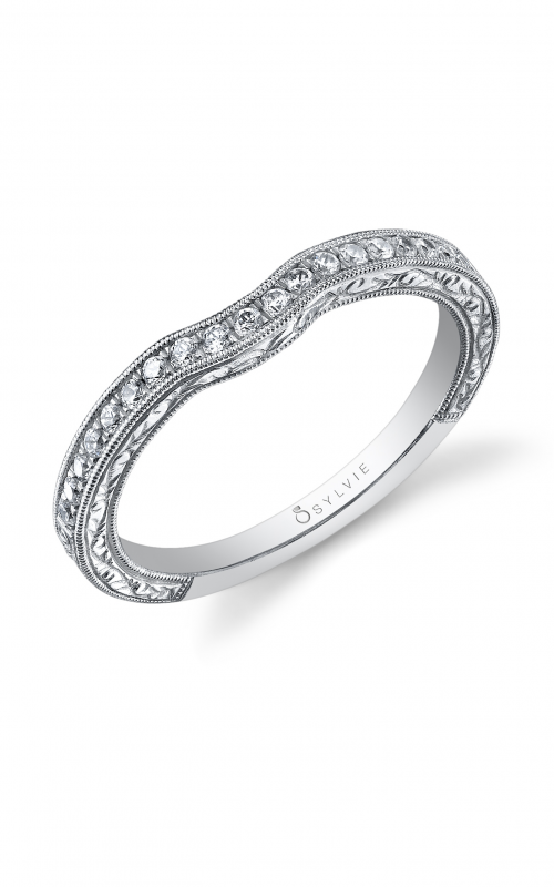 Sylvie Wedding Band BSY886-17APL-ALL-CRVproduct image