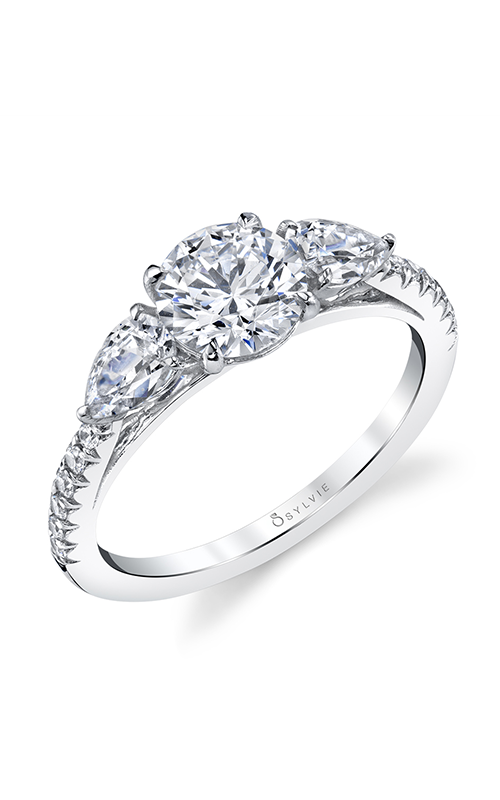 Sylvie Three Stone Engagement Ring S1966S-052A4W12R