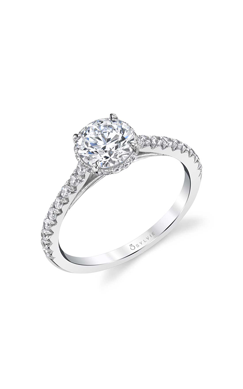 Sylvie Sidestone Engagement Ring S1944-031APL10Rproduct image
