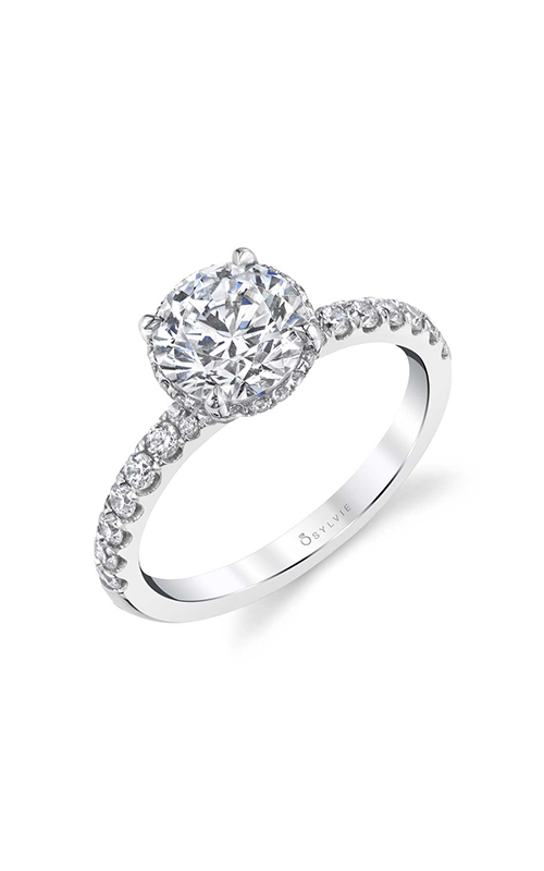 Sylvie Sidestone Engagement Ring S1972-046A8W15Rproduct image