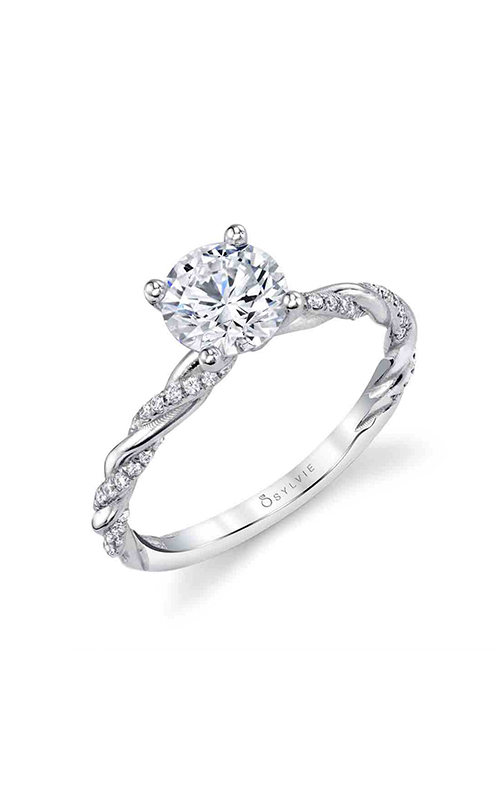 Sylvie Sidestone Engagement Ring S1975-015APL10Rproduct image