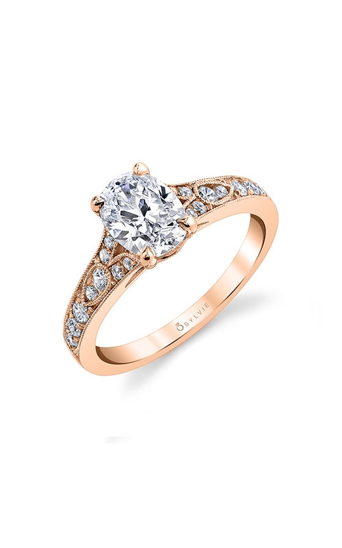 Sylvie Engagement Rings Modern Vintage S1389-030A4R15O