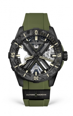 Diver X Skeleton OPS 44mm Black DLC Titanium product image Diver X Skeleton OPS 44mm Black DLC Titanium product image