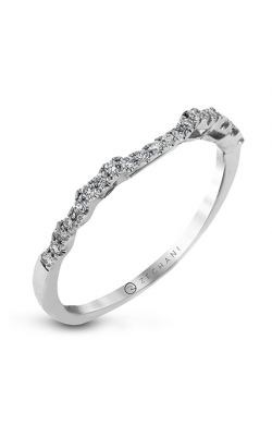 Zeghani Halo Crown Wedding Band ZR1494 product image