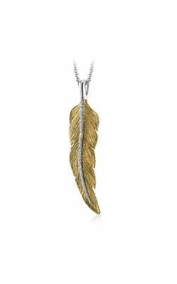 Zeghani Feather Necklace ZP917-Y product image