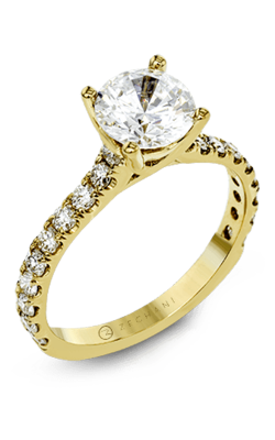 Zeghani Straight Engagement Ring ZR1563 product image