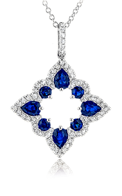 Zeghani Precious Stone Necklace ZP921 product image