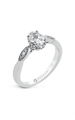 Zeghani Under Halo Engagement Ring Zr2333 product image