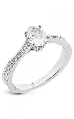 Zeghani Under Halo Engagement Ring Zr2334 product image