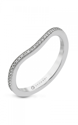 Zeghani Flower Crown Halo Wedding band Zr2336-b product image