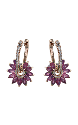 Zeghani Precious Stone Earring Ze859-r product image