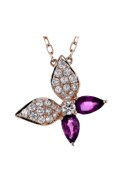 Zeghani Precious Stone Necklace Zp1272-r product image