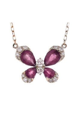 Zeghani Precious Stone Necklace Zp1273-r product image