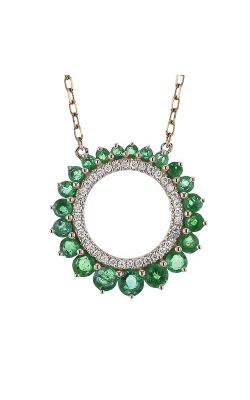 Zeghani Precious Stone Necklace Zp1274-r product image