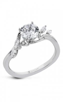 Zeghani Flower Crown Halo Engagement Ring Zr2225 product image