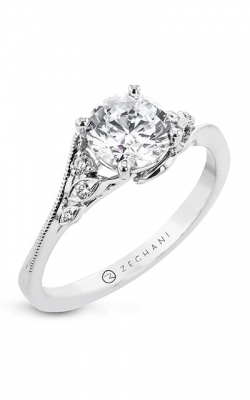 Zeghani Flower Crown Halo Engagement Ring Zr2226 product image