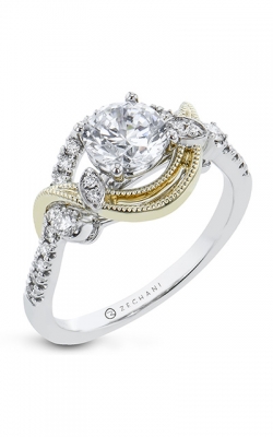 Zeghani Flower Crown Halo Engagement Ring Zr2311 product image