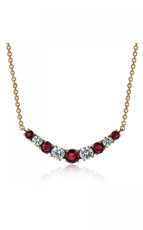 Zeghani Precious Stone Necklace ZP953-Rproduct image