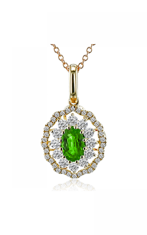 Zeghani Precious Stone Necklace Zp1037 Zeghani Precious Stone Necklace Zp1037product image